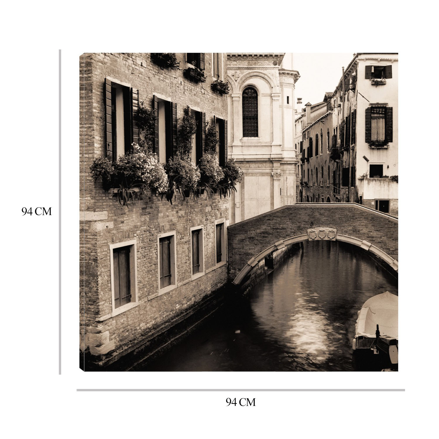 Foto 7 pulgar | Cuadro Decorativo - Puente De Venezia No. 2 - Alan Blaustein  - Arte Ciudades - Impresión En Lienzo - Fine Art Tj
