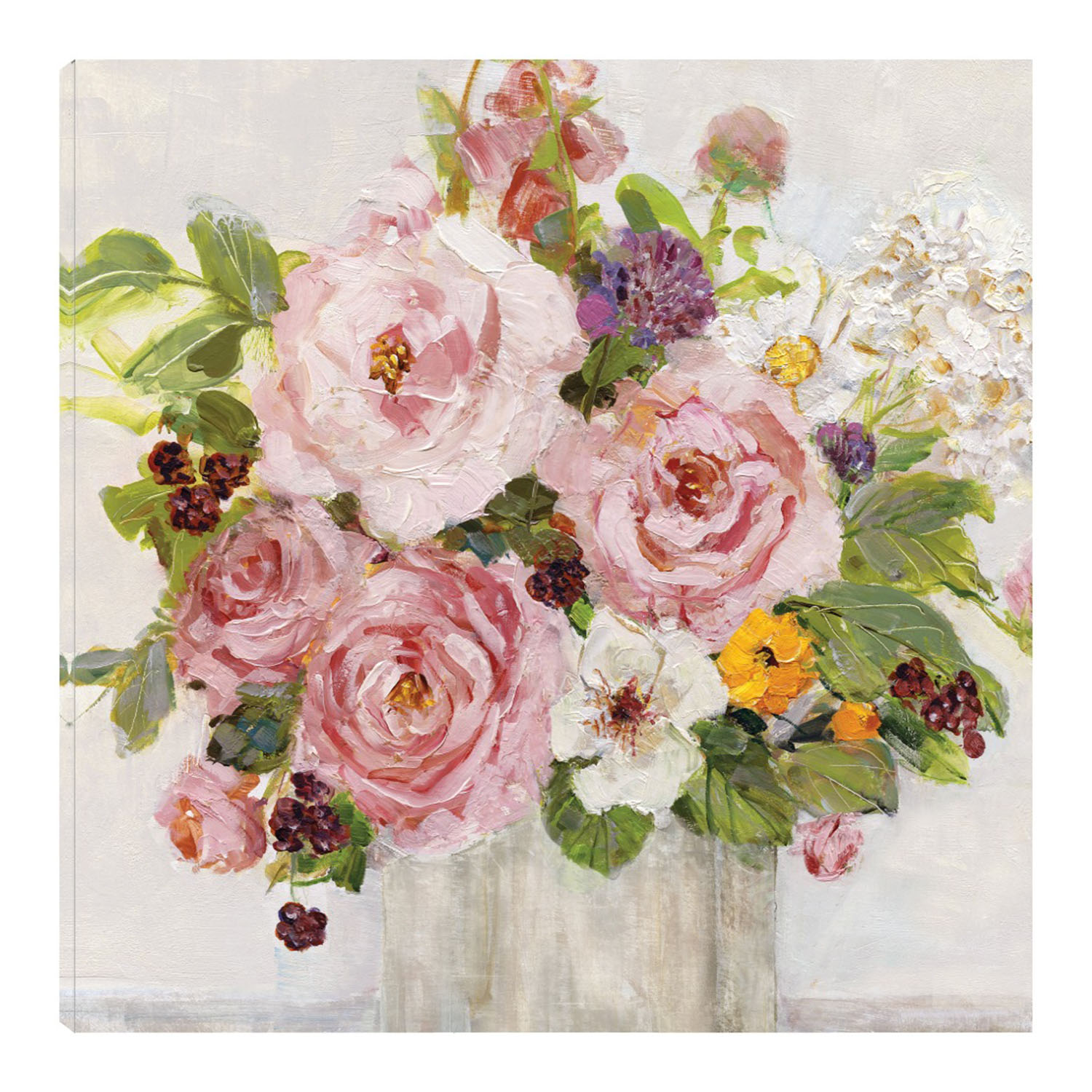 Cuadro Decorativo Fine Art Tj Ruborisarse I Sally Swatland Arte Floral Impresión en Lienzo