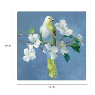 Foto 6 | Cuadro Decorativo - Primavera En El Vecindario Ii - Danhui Nai - Arte Animales - Impresión En Lienzo - Fine Art Tj
