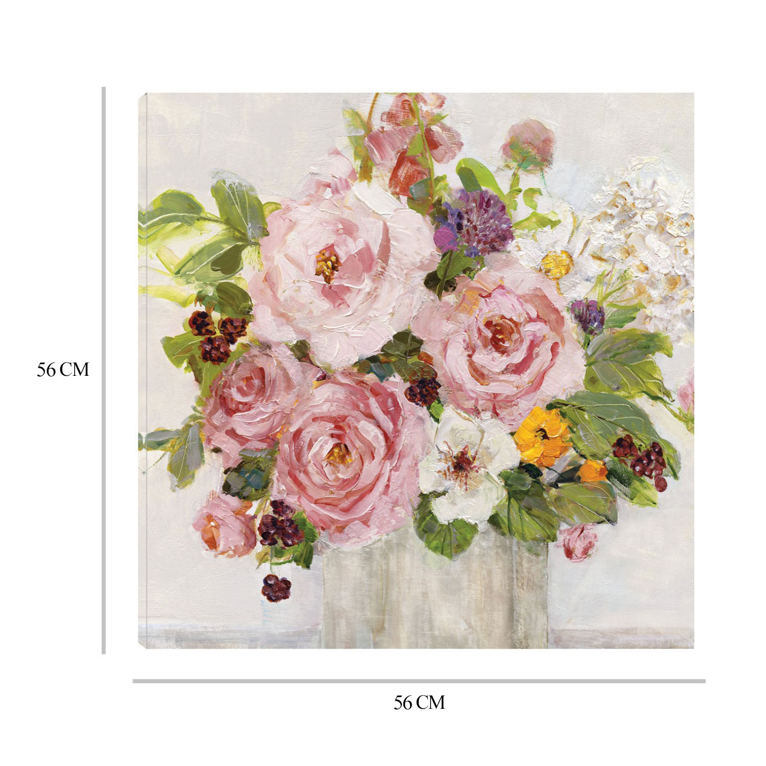 Foto 6 | Cuadro Decorativo Fine Art Tj Ruborisarse I Sally Swatland Arte Floral Impresión en Lienzo