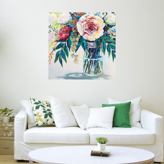 Foto 3 | Cuadro Decorativo Fine Art Tj Seductor Jeanette Vertentes Arte Floral Impresión en Lienzo