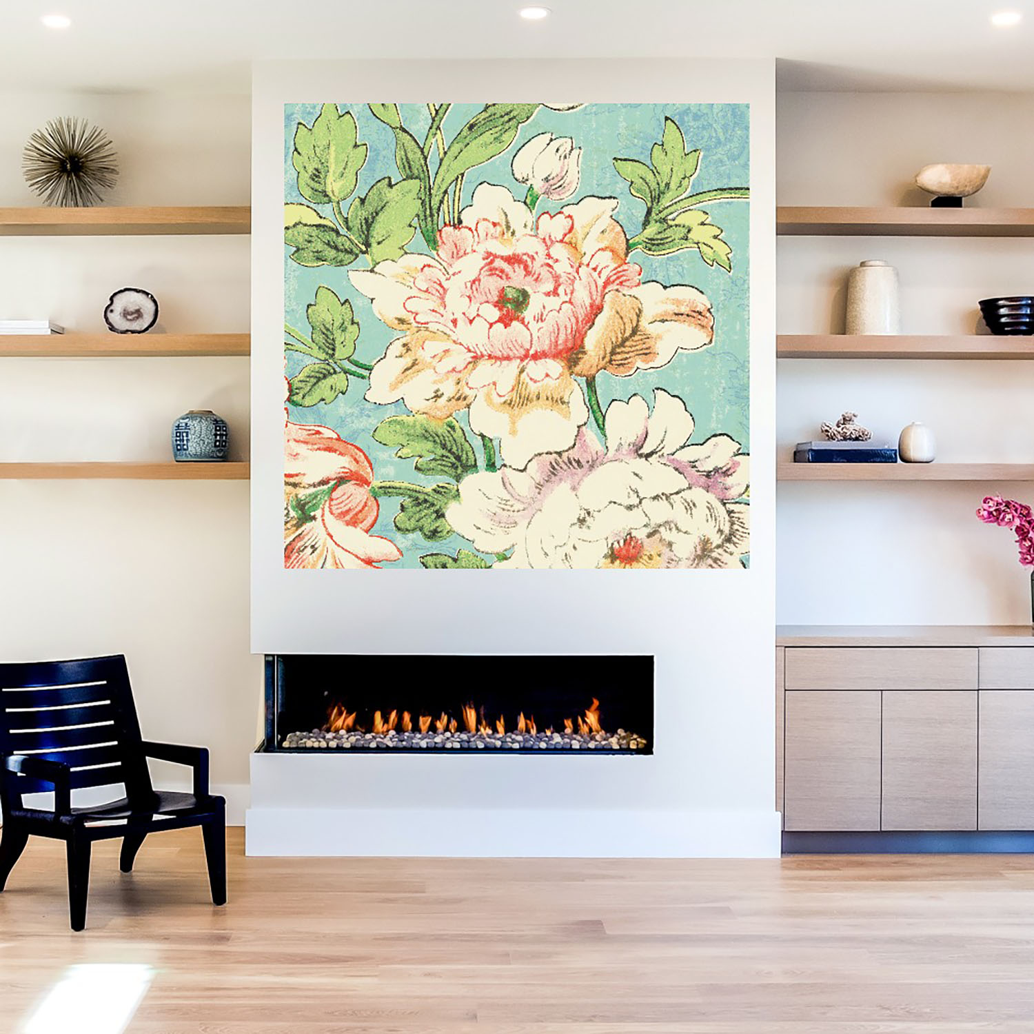 Foto 5 | Cuadro Decorativo Fine Art Tj Rubor de Jardín II Heather Hayes Arte Floral  Impresión en Lienzo