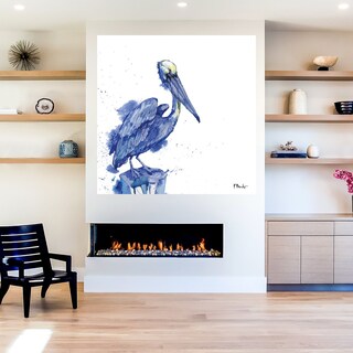Foto 5 | Cuadro Decorativo - Pelicano Arianna - White - Paul Brent - Impresión En Lienzo - Fine Art Tj