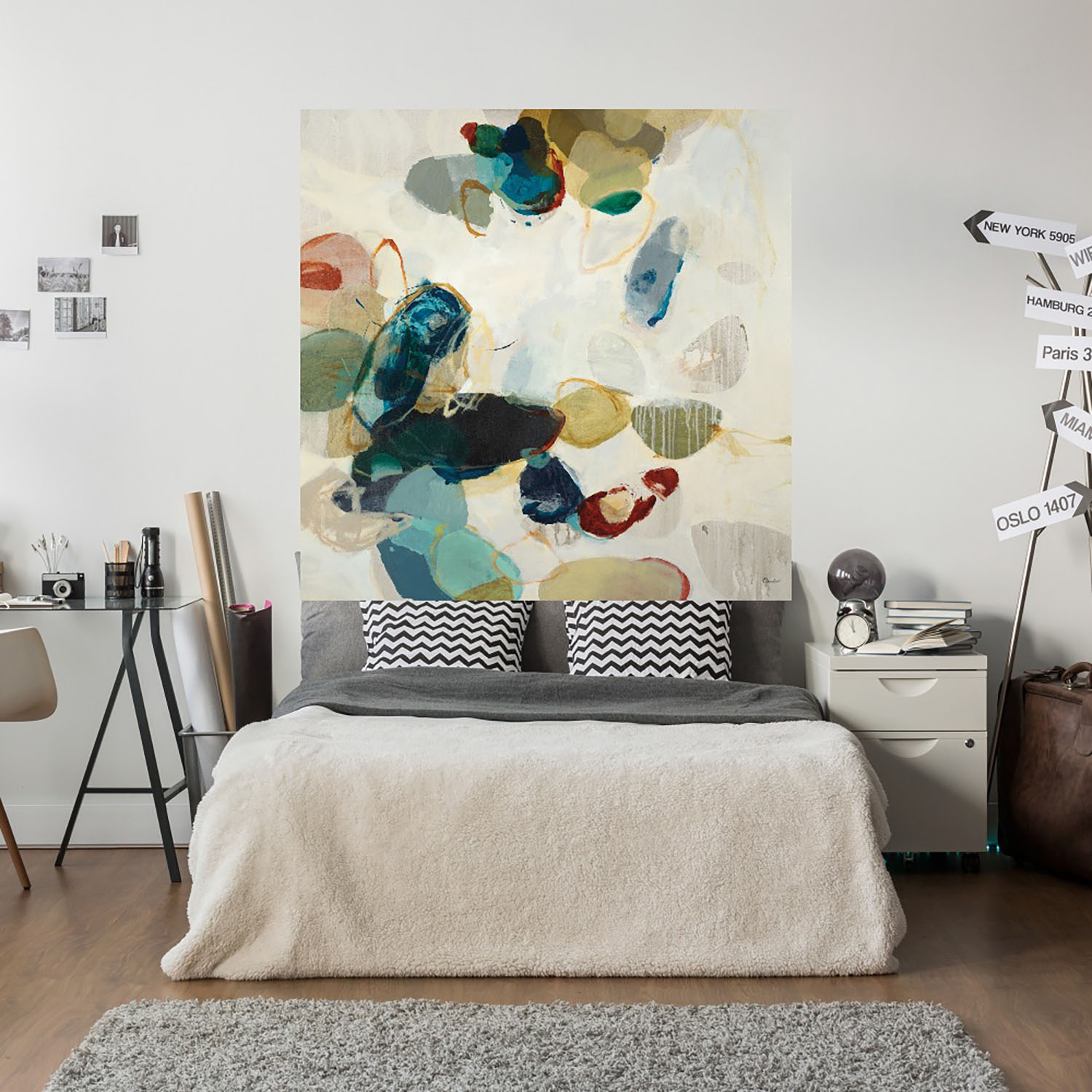 Foto 5 | Cuadro Decorativo - Patrón De Piedra Ii - Randy Hibberd  - Fine Art Tj - Arte Abstracto - Impresión En Lienzo