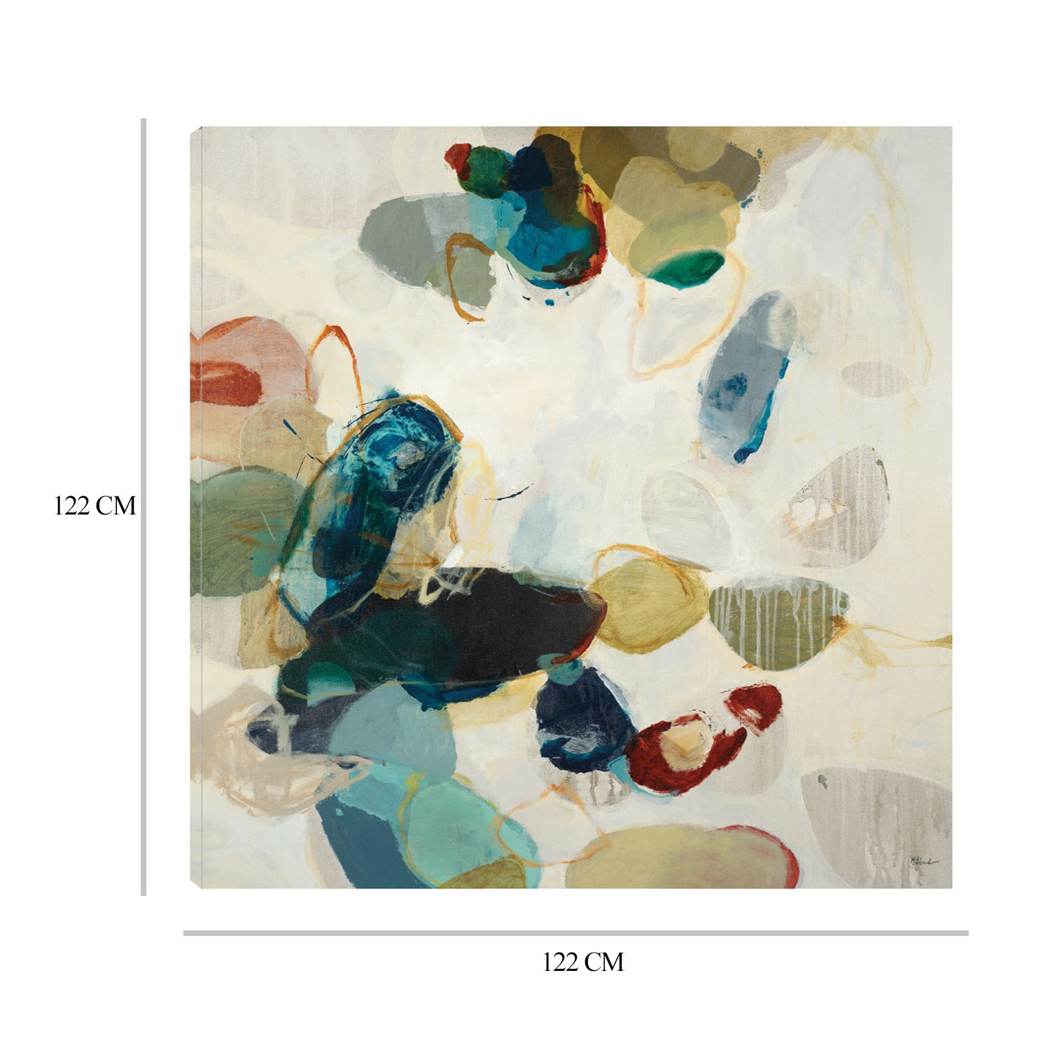 Foto 6 | Cuadro Decorativo - Patrón De Piedra Ii - Randy Hibberd  - Fine Art Tj - Arte Abstracto - Impresión En Lienzo