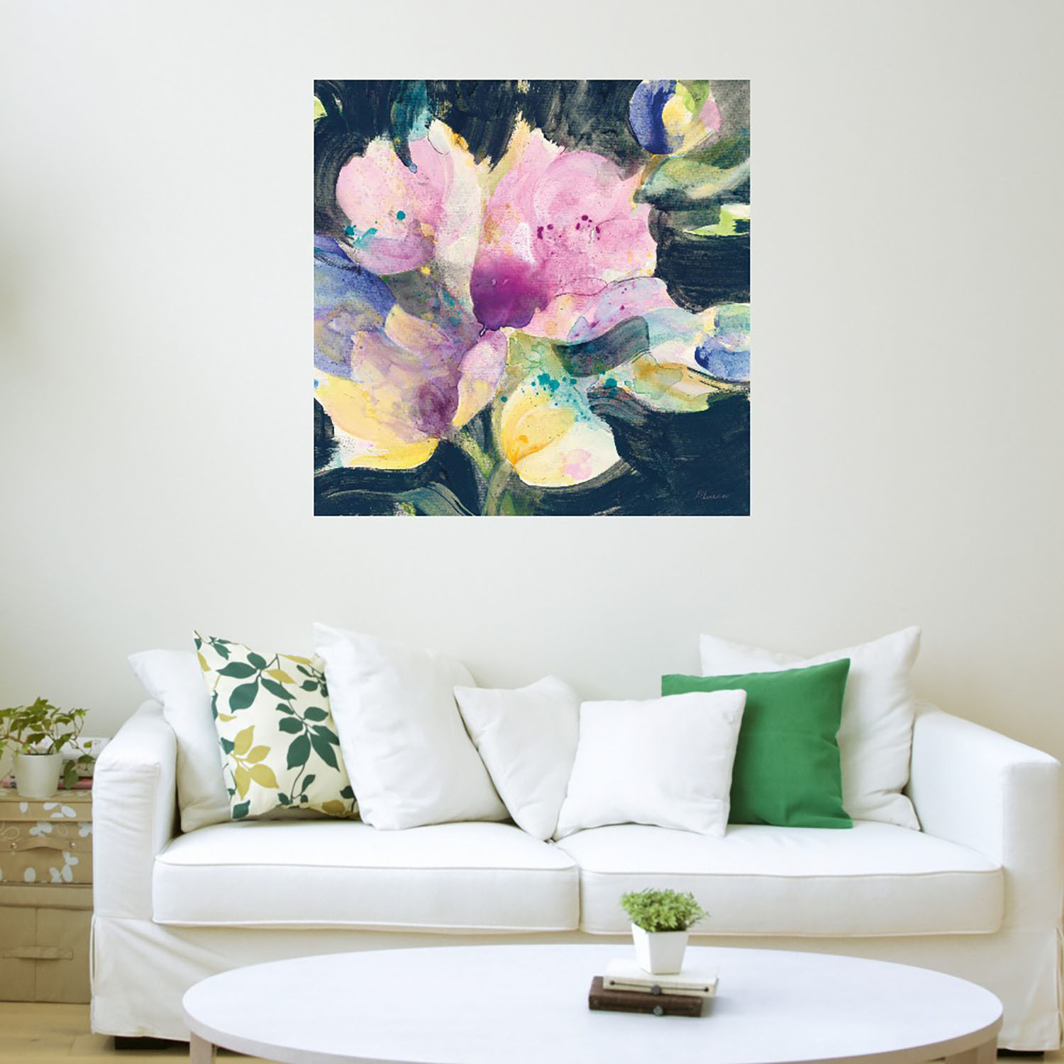 Foto 4 pulgar | Cuadro Decorativo Fine Art Tj Salpicadura de Tulipán Albena Hristova Arte Floral Impresión en Lienzo