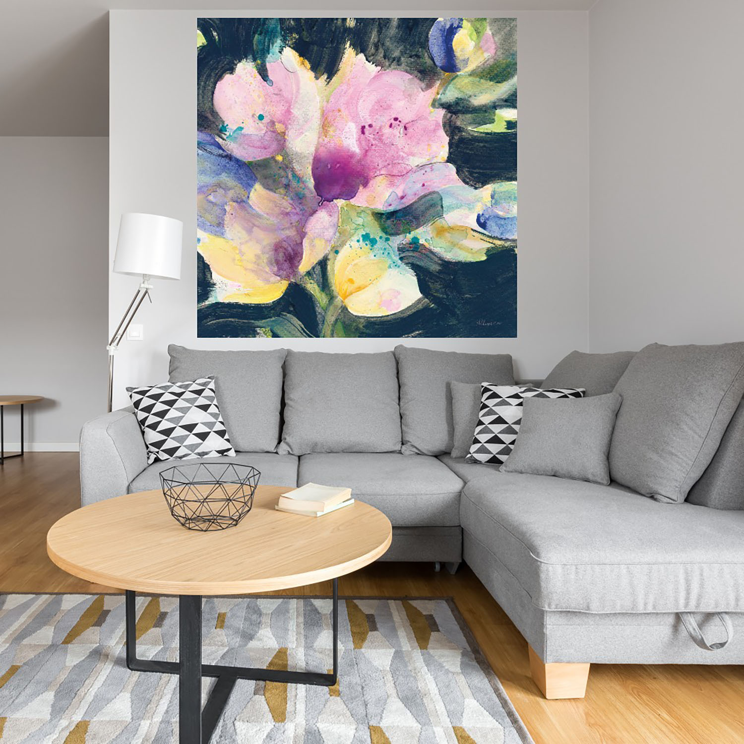 Foto 5 pulgar | Cuadro Decorativo Fine Art Tj Salpicadura de Tulipán Albena Hristova Arte Floral Impresión en Lienzo