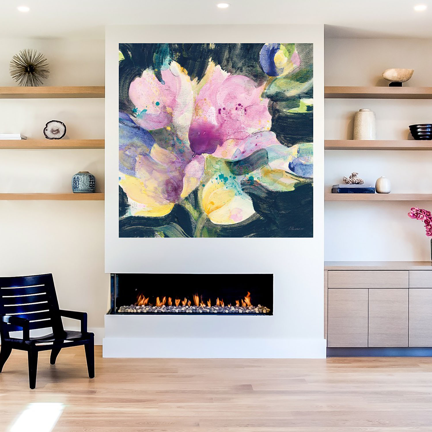 Foto 5 | Cuadro Decorativo Fine Art Tj Salpicadura de Tulipán Albena Hristova Arte Floral Impresión en Lienzo