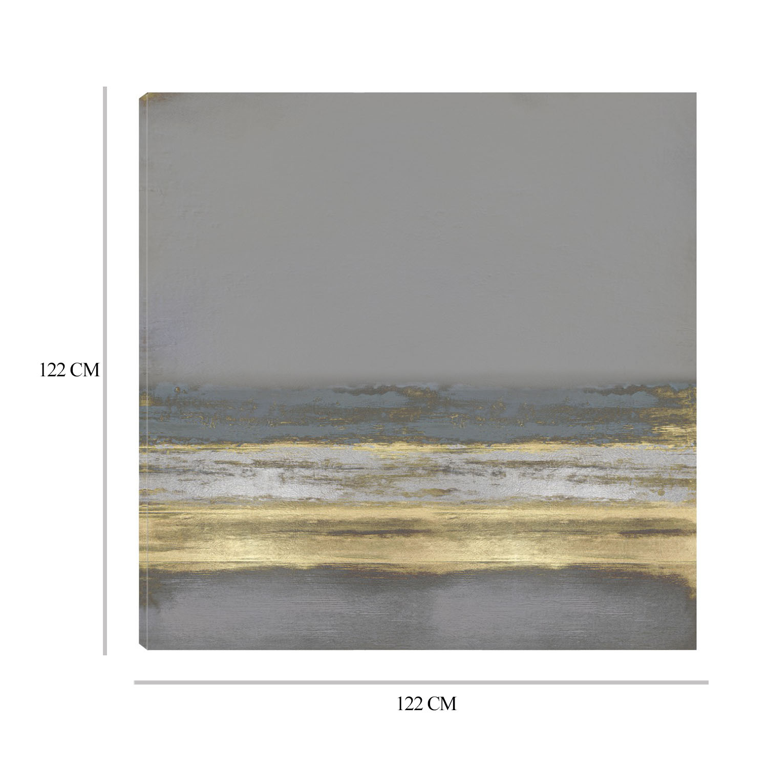 Foto 6 | Cuadro Decorativo Fine Art Tj Oro en Gris Taylor Hamilton Arte Paisaje Impresión en Lienzo