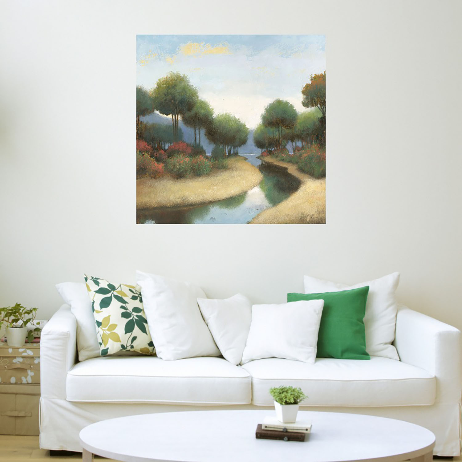 Foto 4 pulgar | Cuadro Decorativo - Por Los Canales I - James Wiens  - Arte Paisaje - Impresión En Lienzo - Fine Art Tj