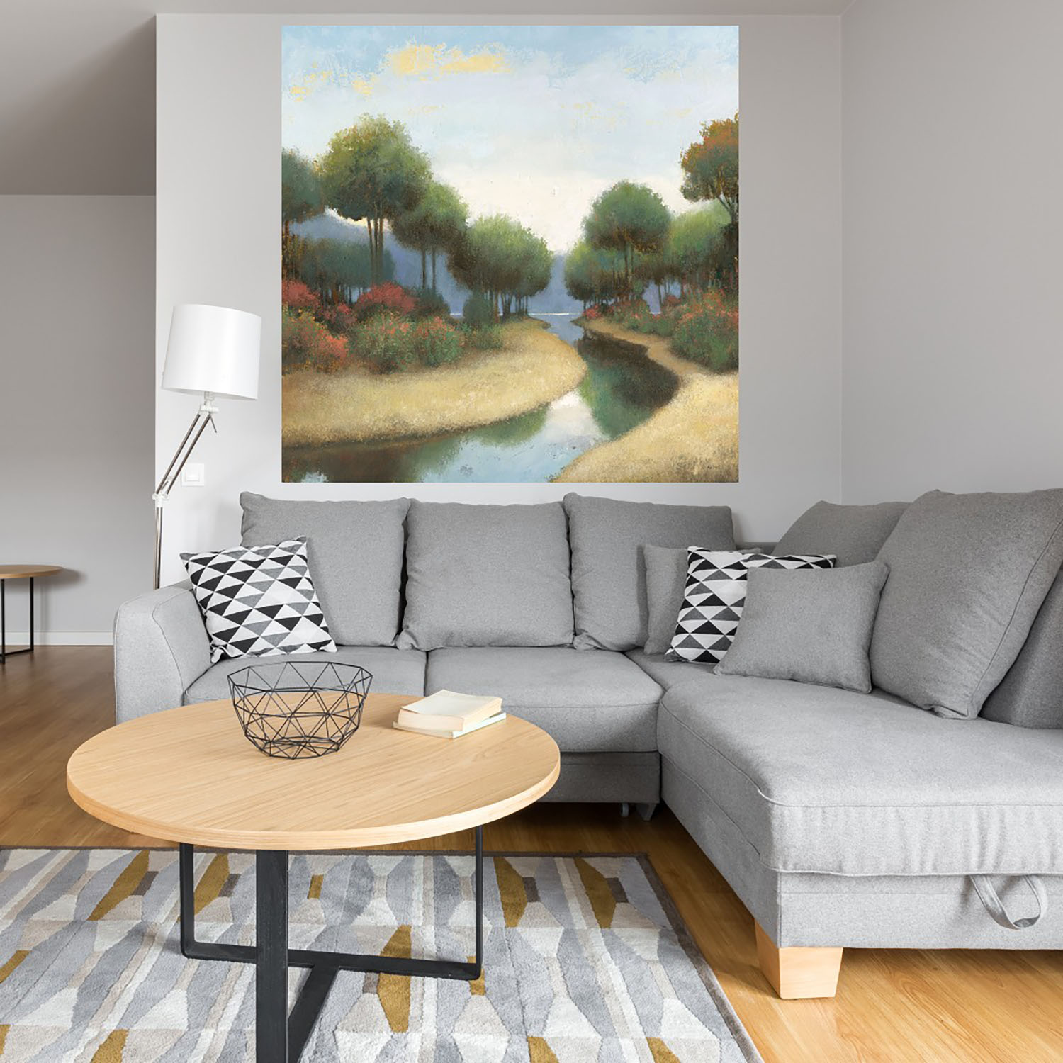 Foto 4 | Cuadro Decorativo - Por Los Canales I - James Wiens  - Arte Paisaje - Impresión En Lienzo - Fine Art Tj