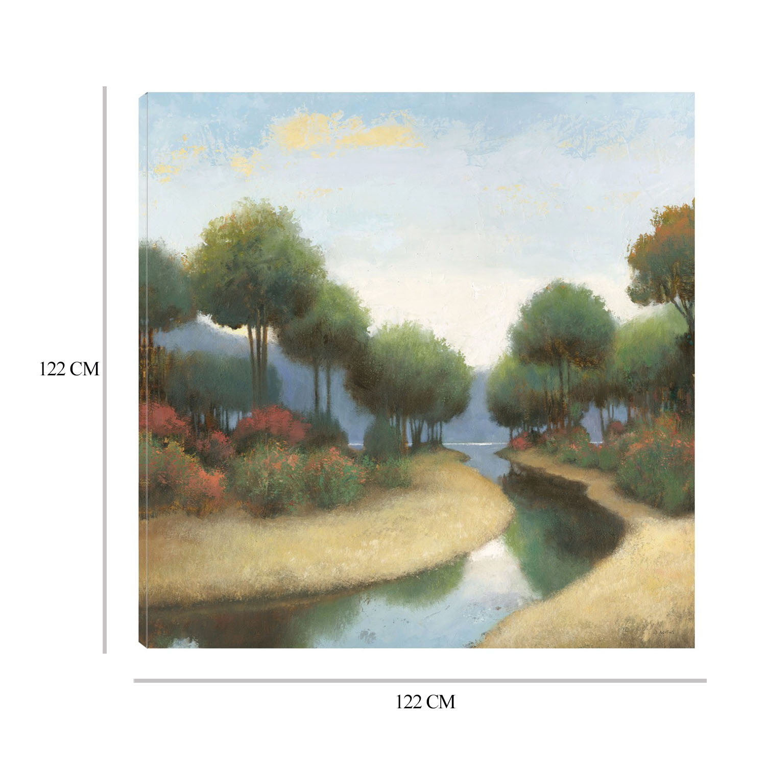 Foto 6 | Cuadro Decorativo - Por Los Canales I - James Wiens  - Arte Paisaje - Impresión En Lienzo - Fine Art Tj