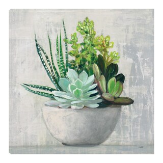 Foto 1 | Cuadro Decorativo - Suculenta Ii - Julia Purinton - Fine Art Tj - Arte Floral - Impresión En Lienzo