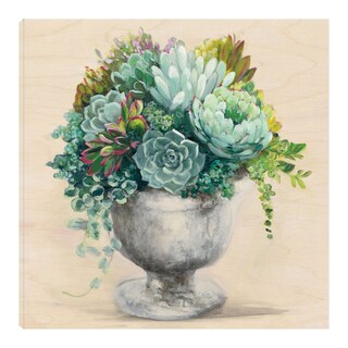 Foto 1 | Cuadro Decorativo - Suculentas Festivas I - Julia Purinton - Arte Floral - Impresión En Lienzo - Fine Art Tj