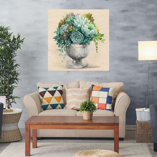 Foto 2 | Cuadro Decorativo - Suculentas Festivas I - Julia Purinton - Arte Floral - Impresión En Lienzo - Fine Art Tj
