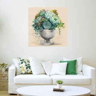Foto 3 | Cuadro Decorativo - Suculentas Festivas I - Julia Purinton - Arte Floral - Impresión En Lienzo - Fine Art Tj