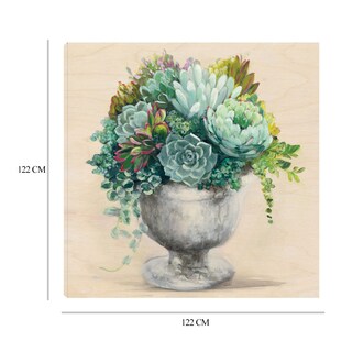 Foto 6 | Cuadro Decorativo - Suculentas Festivas I - Julia Purinton - Arte Floral - Impresión En Lienzo - Fine Art Tj