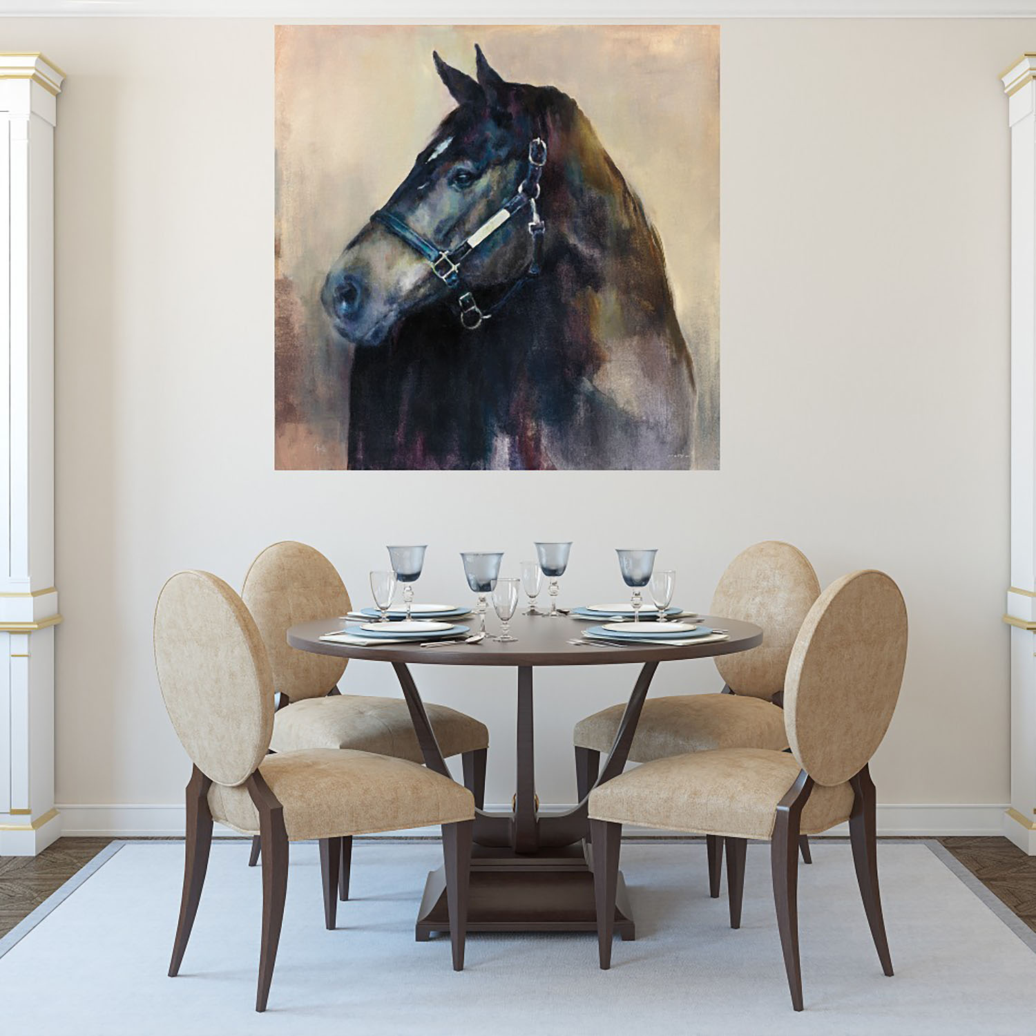 Foto 4 | Cuadro Decorativo - Ritzy - Marilyn Hageman  - Arte Animales - Impresión En Lienzo - Fine Art Tj