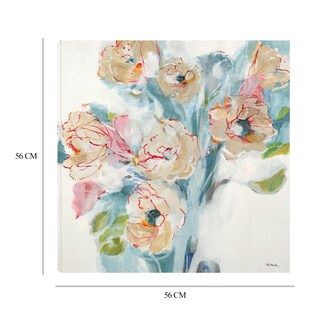 Foto 6 | Cuadro Decorativo Fine Art Tj Selecciones de Rojos Jill Martin Arte Floral Impresión en Lienzo