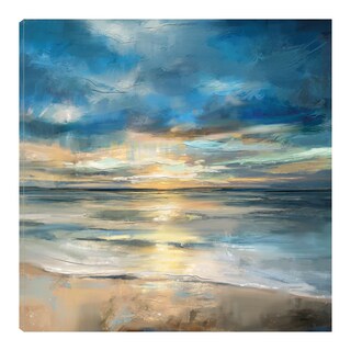 Foto 1 | Cuadro Decorativo - Surf En Índigo - Studio Arts - Arte Paisaje - Impresión En Lienzo - Fine Art Tj