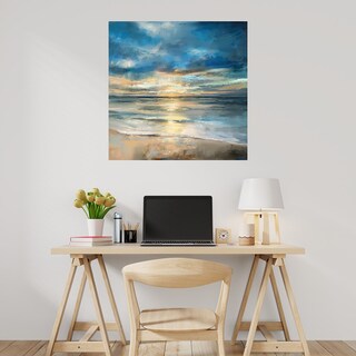 Foto 2 | Cuadro Decorativo - Surf En Índigo - Studio Arts - Arte Paisaje - Impresión En Lienzo - Fine Art Tj
