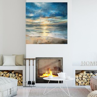 Foto 4 | Cuadro Decorativo - Surf En Índigo - Studio Arts - Arte Paisaje - Impresión En Lienzo - Fine Art Tj