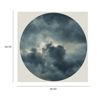 Foto 6 | Cuadro Decorativo - Nubes En Círculo I - Fine Art Tj - André Eichman - Arte Paisaje - Impresión En Lienzo