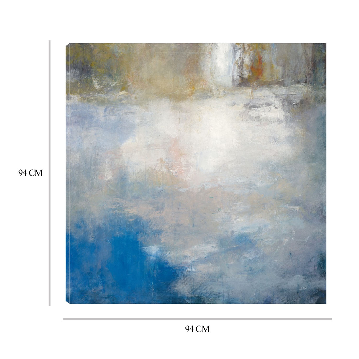 Foto 6 | Cuadro Decorativo Fine Art TJ 'Río Abstracto' de Julia Purinton 94 x 94 cm