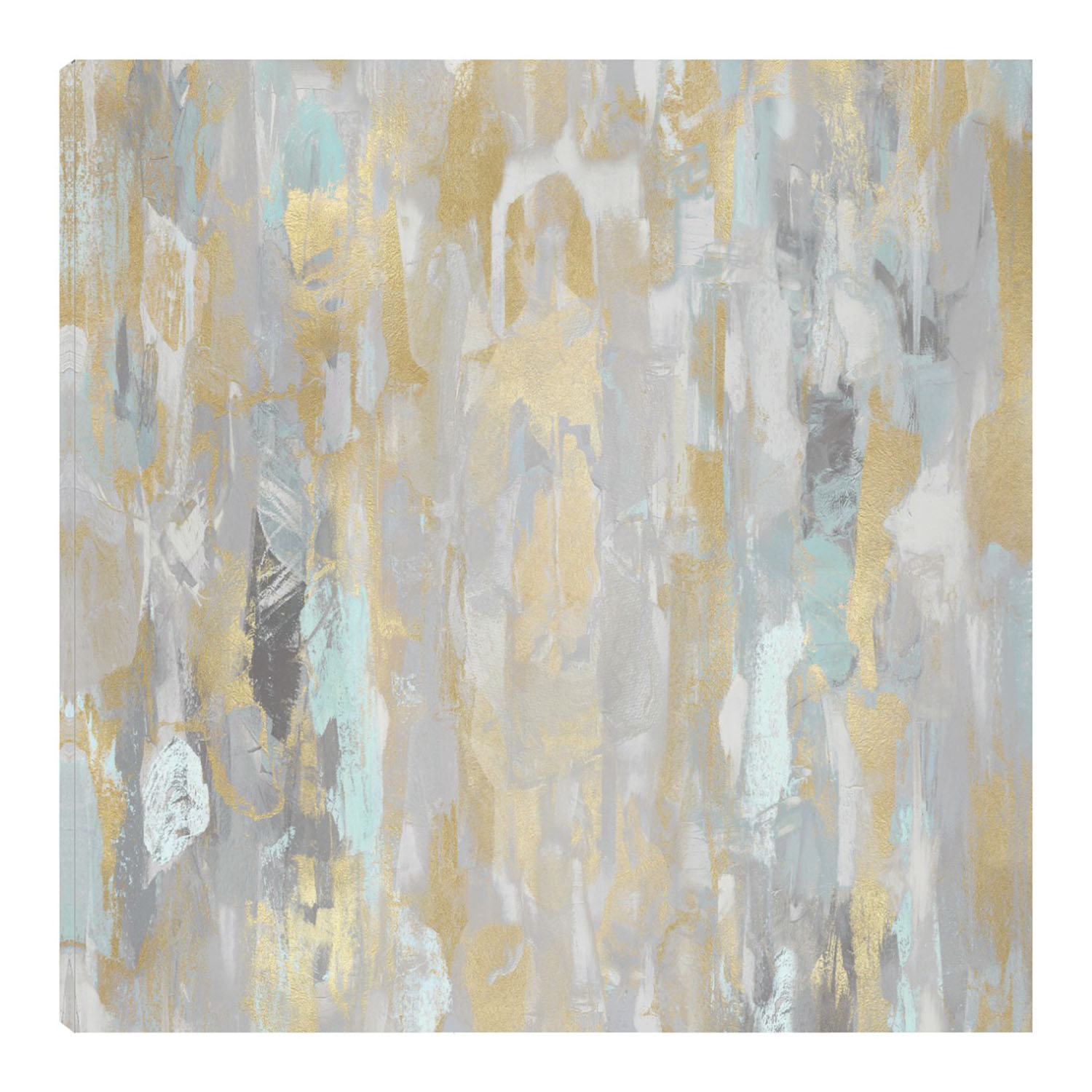 Cuadro Decorativo - Revelación Aguamarina I  - Jennifer Martin  - Fine Art Tj - Arte Abstracto - Impresión En Lienzo