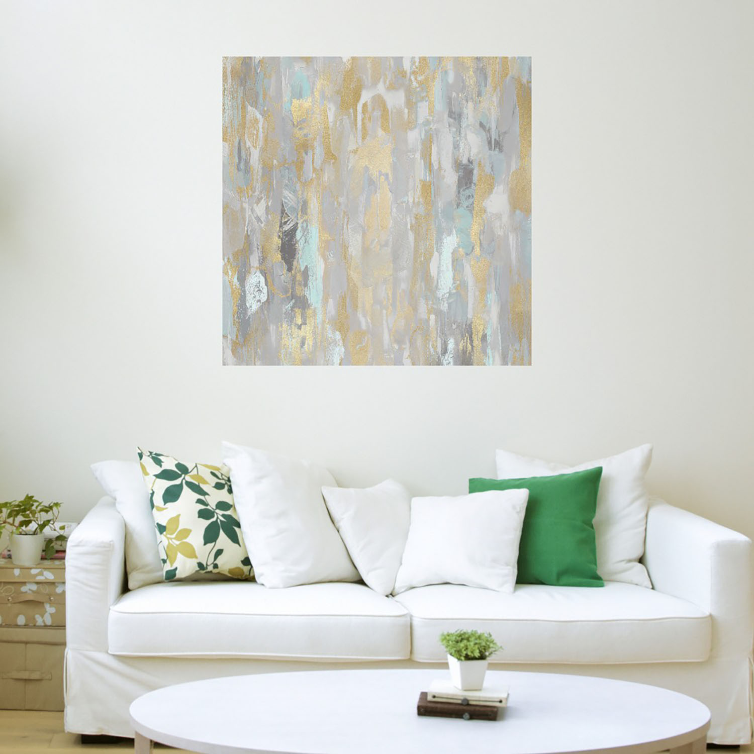 Foto 4 pulgar | Cuadro Decorativo - Revelación Aguamarina I  - Jennifer Martin  - Fine Art Tj - Arte Abstracto - Impresión En Lienzo