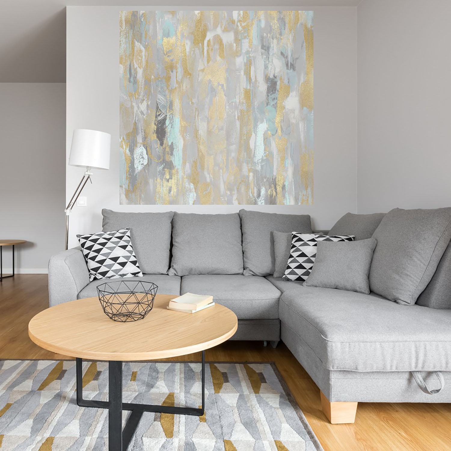 Foto 4 | Cuadro Decorativo - Revelación Aguamarina I  - Jennifer Martin  - Fine Art Tj - Arte Abstracto - Impresión En Lienzo