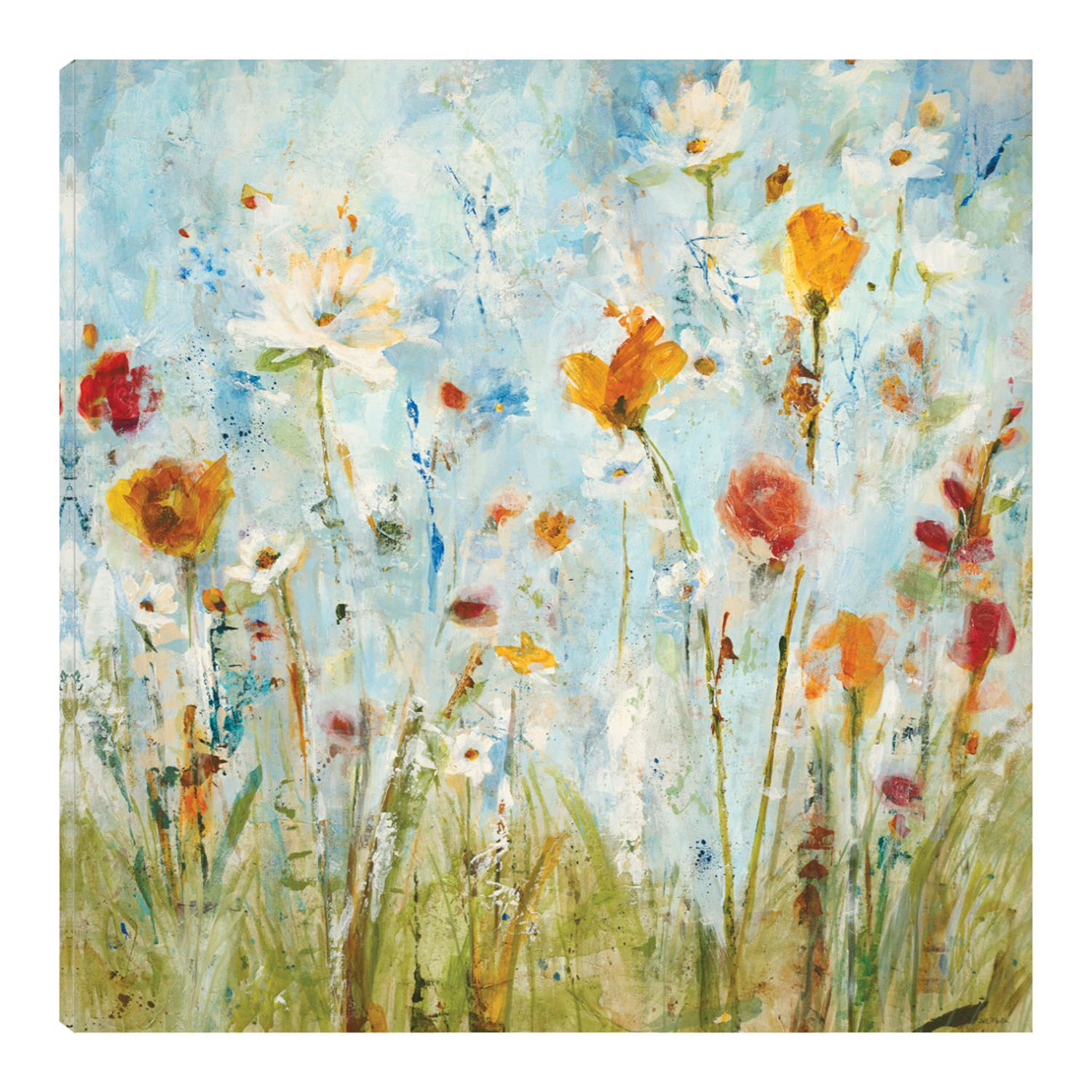 Cuadro Decorativo - Reventar - Jill Martin  - Arte Floral - Impresión En Lienzo - Fine Art Tj