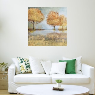 Foto 3 | Cuadro Decorativo Fine Art Tj Paisaje Dorado I Carson Lyons Arte Paisaje Impresión en Lienzo