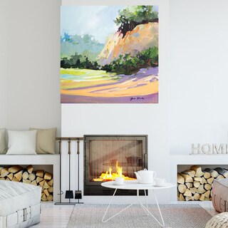 Foto 4 | Cuadro Decorativo - Por Los Acantilados - Jane Slivka - Arte Paisaje - Impresión En Lienzo - Fine Art Tj