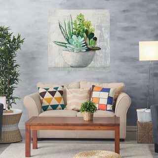 Foto 2 | Cuadro Decorativo - Suculenta Ii - Julia Purinton - Fine Art Tj - Arte Floral - Impresión En Lienzo