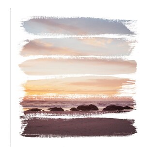 Foto 1 | Cuadro Decorativo - Rayas De Atardecer Iv - Laura Marshall - Arte Abstracto - Impresión En Lienzo - Fine Art Tj
