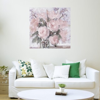 Foto 3 | Cuadro Decorativo - Rubor De Champán Rosa - Pamela Gatens - Arte Floral - Impresión En Lienzo - Fine Art Tj