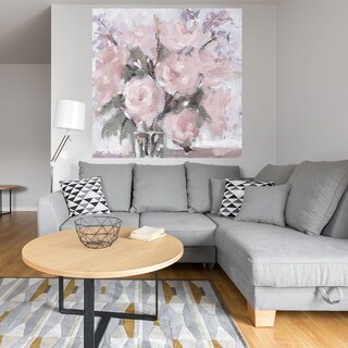 Foto 4 | Cuadro Decorativo - Rubor De Champán Rosa - Pamela Gatens - Arte Floral - Impresión En Lienzo - Fine Art Tj