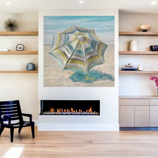 Foto 5 | Cuadro Decorativo - Sillas De Playa De La Mañana - Heather Hayes - Arte Paisaje - Impresión En Lienzo - Fine Art Tj
