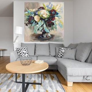 Foto 4 | Cuadro Decorativo Fine Art Tj Serenidad Jeanette Vertentes Arte Floral Impresión en Lienzo