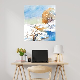 Foto 2 | Cuadro Decorativo - Serenidad Nevada Ii - Lanie Loreth - Arte Paisaje - Impresión En Lienzo - Fine Art Tj