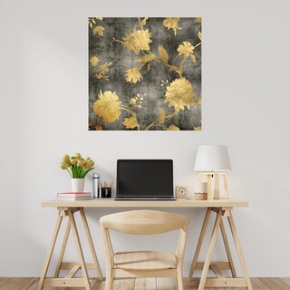Foto 2 | Cuadro Decorativo - Silueta Dorada I - Erin Lange - Arte Floral - Impresión En Lienzo - Fine Art Tj