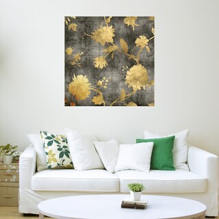 Foto 3 | Cuadro Decorativo - Silueta Dorada I - Erin Lange - Arte Floral - Impresión En Lienzo - Fine Art Tj