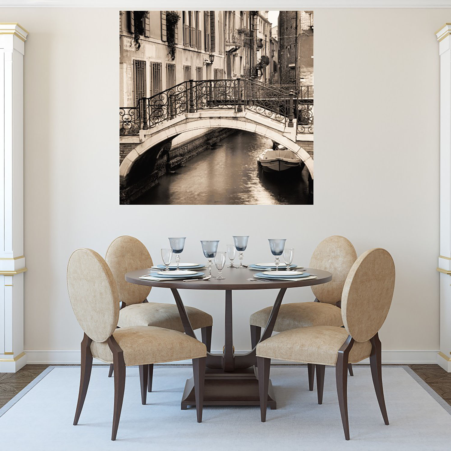 Foto 4 | Cuadro Decorativo - Puente De Venezia No. 1 - Alan Blaustein  - Arte Ciudades - Impresión En Lienzo - Fine Art Tj