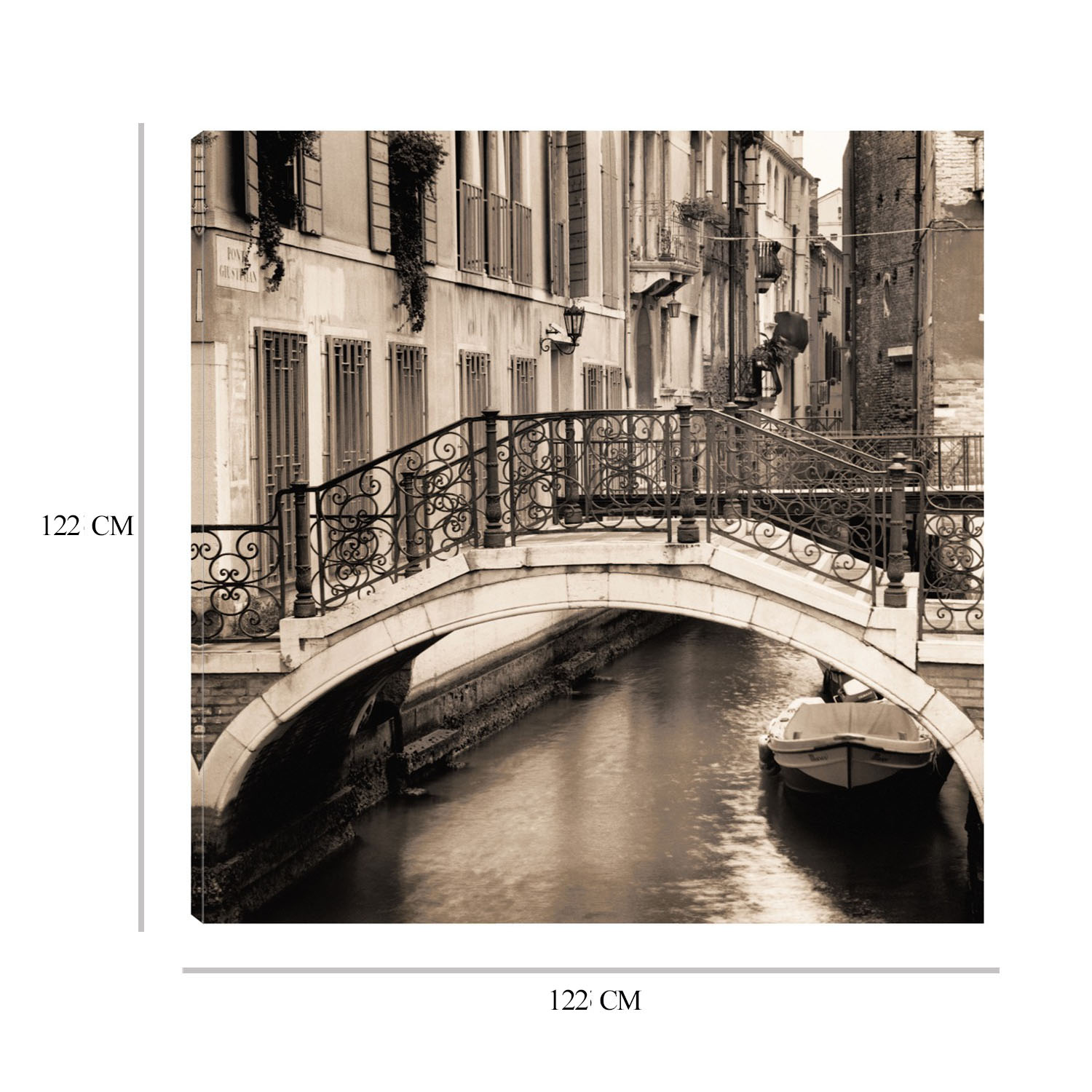 Foto 6 | Cuadro Decorativo - Puente De Venezia No. 1 - Alan Blaustein  - Arte Ciudades - Impresión En Lienzo - Fine Art Tj