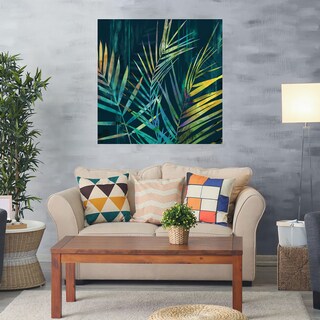 Foto 2 | Cuadro Decorativo - Palmas Verdeazuladas Ii - Heather Hayes - Arte Costa - Impresión En Lienzo - Fine Art Tj