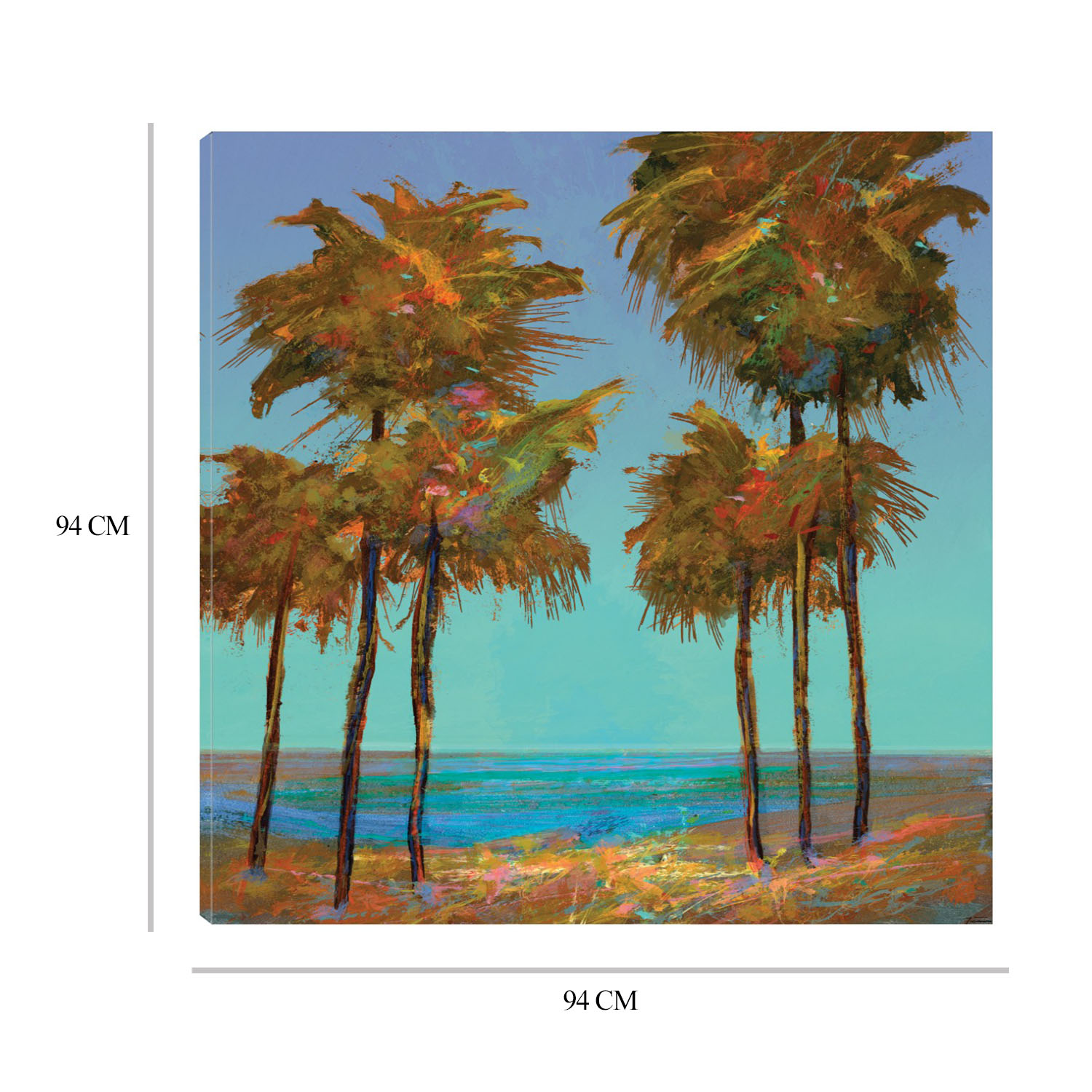 Foto 7 pulgar | Cuadro Decorativo - Puesta De Sol Junto Al Mar - Michael Tienhaara  - Arte Costa - Impresión En Lienzo - Fine Art Tj
