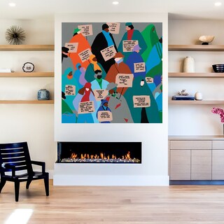 Foto 5 | Cuadro Decorativo - Pajaro En Lienzo Ii - Emily Adams - Arte Animales - Impresión En Lienzo - Fine Art Tj