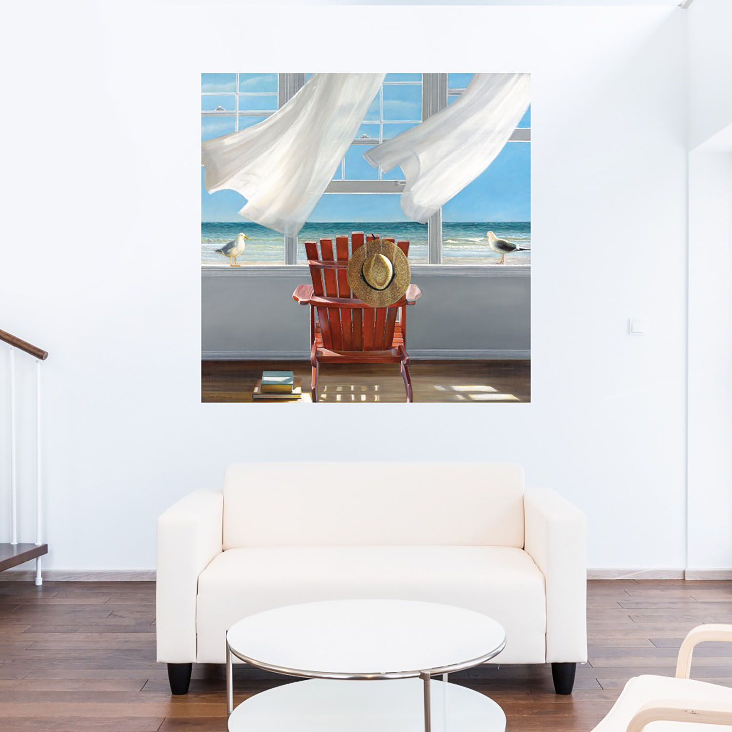 Foto 5 | Cuadro Decorativo Fine Art Tj Océana Kemp Arte Costa Impresión en Lienzo