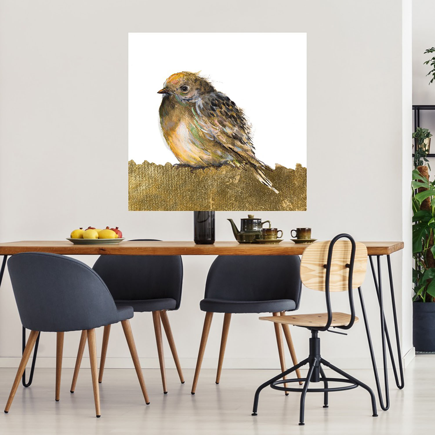 Foto 4 pulgar | Cuadro Decorativo Fine Art Tj Pájaro de Oro Patricia Pinto Arte Animales Impresión en Lienzo
